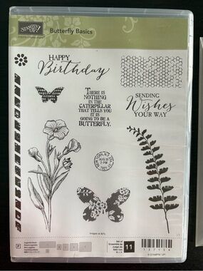 Stampin' Up - Butterfly Basics Stamp Set Butterflies Thinlits Dies 137360